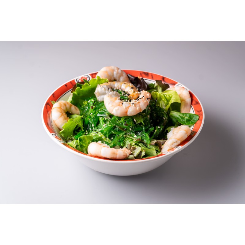 03 - Ensalada de wakame con langostinos