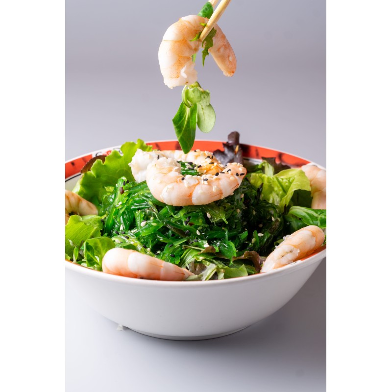 03 - Ensalada de wakame con langostinos