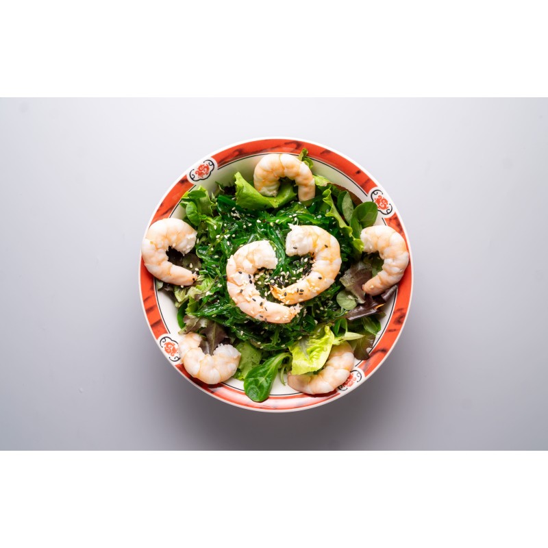 03 - Ensalada de wakame con langostinos