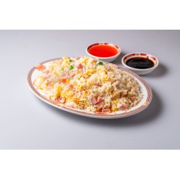 19 - Arroz frito con tres delicias
