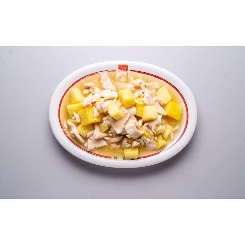 50 - Pollo a la media piña natural