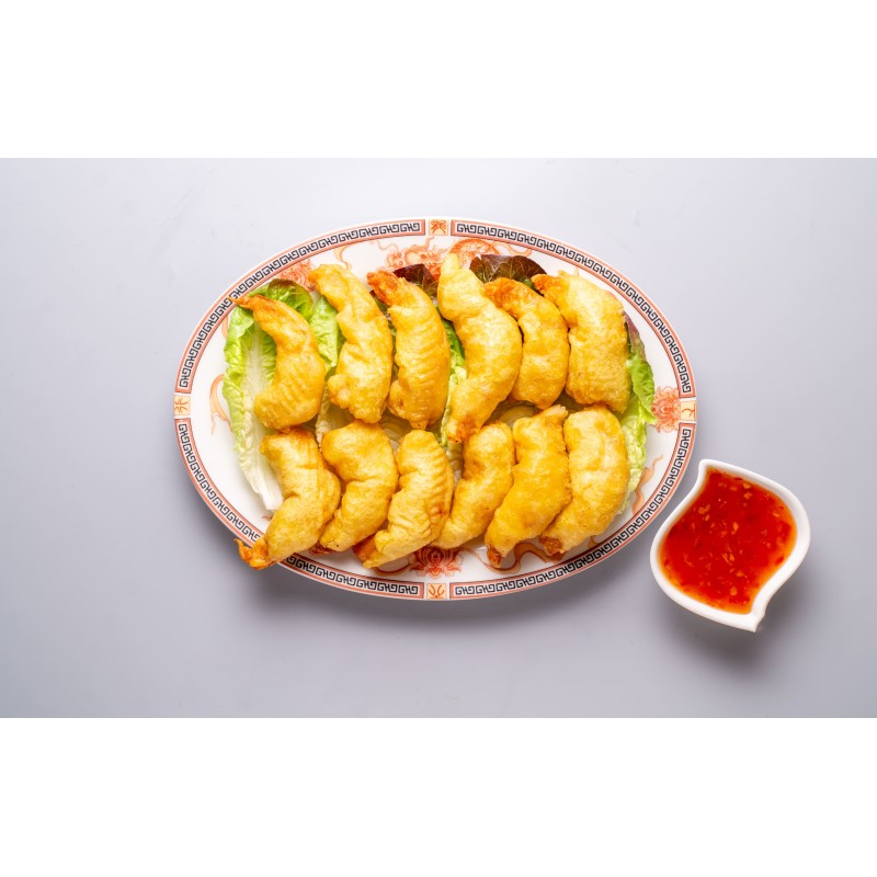 75 - Bolitas de langostinos fritas