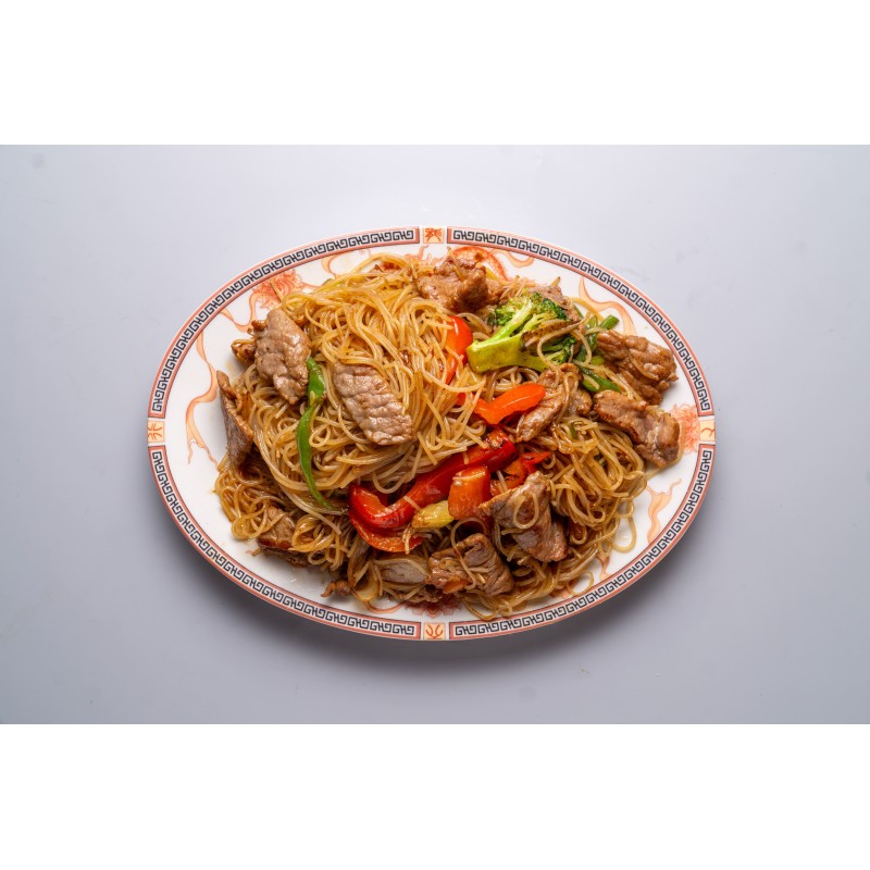 35 - Fideos fritos con ternera