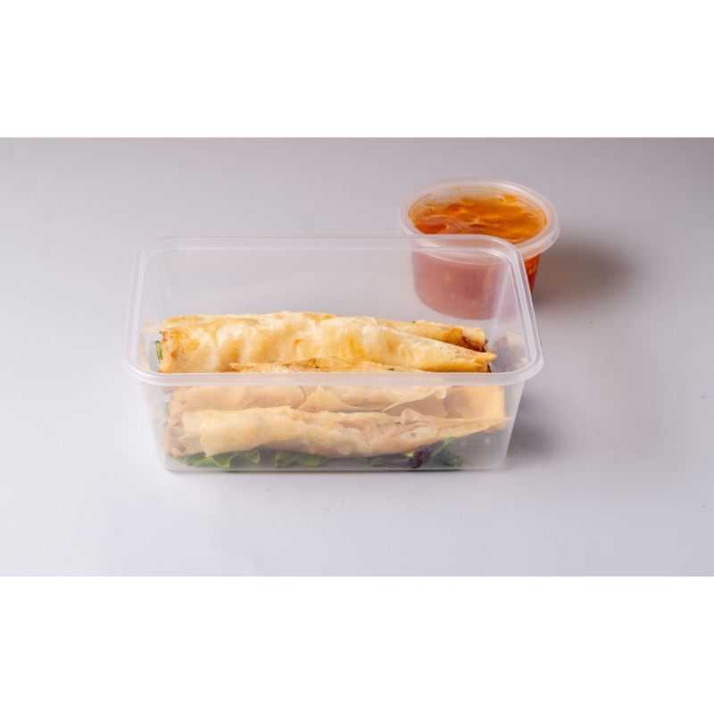 12 - Rollitos de mango con langostinos estilo thai (3 uds.)