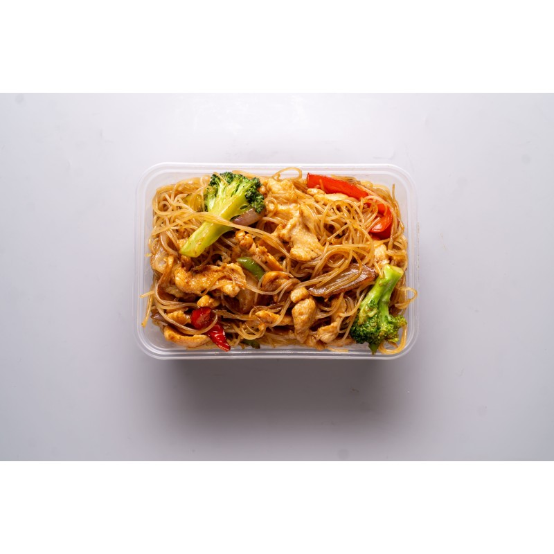 36 - Fideos fritos con pollo