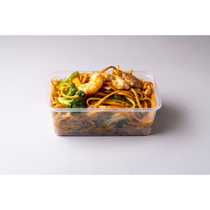 27 - Tallarines fritos con tres delicias