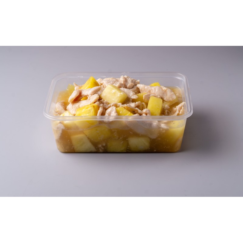 50 - Pollo a la media piña natural